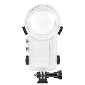 Per Insta360 X3 PULUZ custodia da immersione invisibile 50m custodia impermeabile sigillata (trasparente)