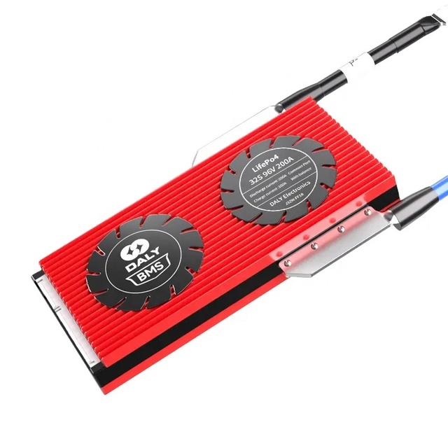 DALY Smart Bms Active Balance 4s 8s 16s 12v 24v 48v Lifepo4 100a 120a 150a 200a 250a 300a with fan For Lithium Ion Battery Pack