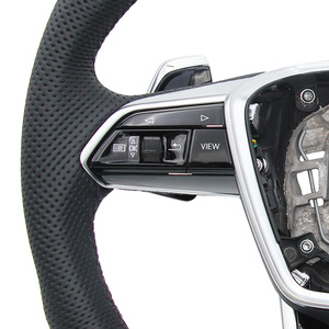 Volante de Cuero de Alta Calidad para Automóvil, Volante para Audi SQ5 A3 S3 8y 8v <span class=keywords><strong>A6</strong></span> 4f A8 TT 8j R8 C8 - Product Image 4