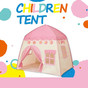 Grande tente de jeu princesse florale rose Château de princesse pour <span class=keywords><strong>filles</strong></span> Petite maison pour garçons et <span class=keywords><strong>filles</strong></span> - Product Image 6