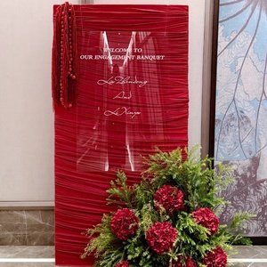 élégante plaque de bienvenue présentoir en or pour les signes de <span class=keywords><strong>mariage</strong></span> présentoir en métal pour la présentation - Product Image 4