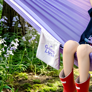 Hamaca Doble para Exteriores, Portátil, Anti-Vuelco, Columpio de Camping para Adultos y Niños - Product Image 5