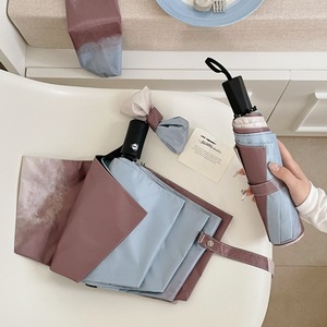 <span class=keywords><strong>Parapluie</strong></span> entièrement automatique pour hommes et femmes, sensation haut de gamme, double usage, protection solaire, protection UV, <span class=keywords><strong>pliable</strong></span>, design de niche - Product Image 4