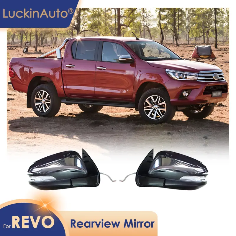 Зеркало заднего вида LuckinAuto 4x4 для грузовика Toyota Hilux Revo боковое зеркало 2015 2016 2017 2018 2019 пикап Зеркало OEM