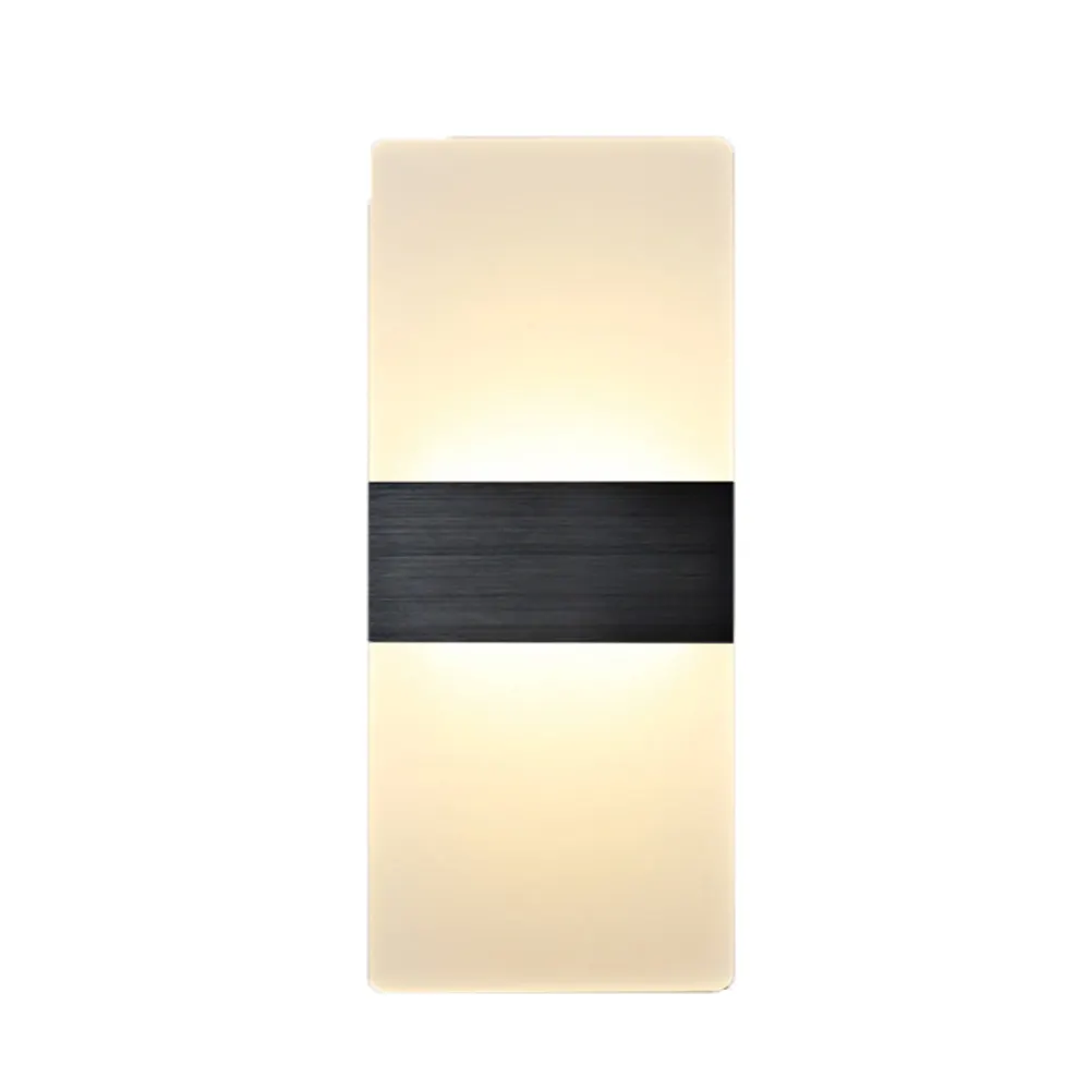 Hot Sale Modern LED Wall Lamp Simple Bedside Sconce Bedroom Kitchen Wall Light Fixture With Switch AC110/220V acrylic wall light