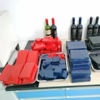 Blocs d'étanchéité de bouteilles de vin en résine colorée, cire d'abeille, trempage à la main, avec option de logo personnalisé pour mariage et usage domestique