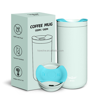 2025 nouveauté tasse à café en acier inoxydable à Double paroi sans BPA 16oz flacon à vide de couleur personnalisée avec couvercle rotatif