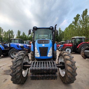 Precio barato agricultura usada fuerte New Holland T1104 110HP caballos de potencia en buenas condiciones de funcionamiento - Product Image 2