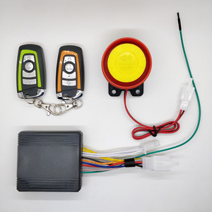 Sistem <span class=keywords><strong>Alarm</strong></span> aman Anti Maling 12V ABS Universal untuk sepeda motor & skuter starter mesin dua arah Fob kunci Remote Control - Product Image 2