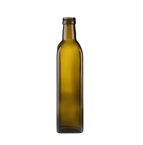 100Ml 250Ml 500Ml 750Ml Heldere Vierkante Lege Olijfolie Glazen Fles Voor Keukensaus Azijn Met Deksel - Product Image 6