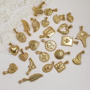 Collar con Colgante de Acero Inoxidable Chapado en Oro de 18K, Estilo Boho, Resistente al Agua, Joyería de Moda para Mujer, Accesorios para Hacer Bisutería - Product Image 3