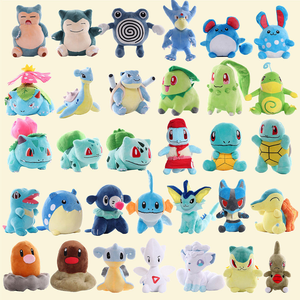 Jouets en peluche Pokémon multicolores mignons de dessin animé, Pikachu de 8 pouces, poupée douce kawaii, rembourrage en coton PP, jouet de fête, jouet de distributeur automatique - Product Image 3