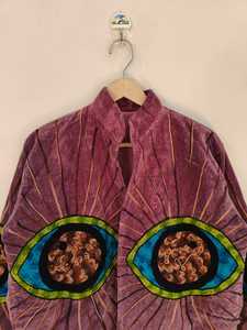 เสื้อแจ็คเก็ตผ้ากำมะหยี่ปักลายซูซานีสไตล์วินเทจ งานฝีมือ งานศิลปะ  สำหรับผู้หญิง - Product Image 2