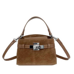 Sac à main pour femme en cuir véritable, mini sac à main pour femme, sac fourre-tout de luxe européen, dernière tendance de la mode - Product Image 6