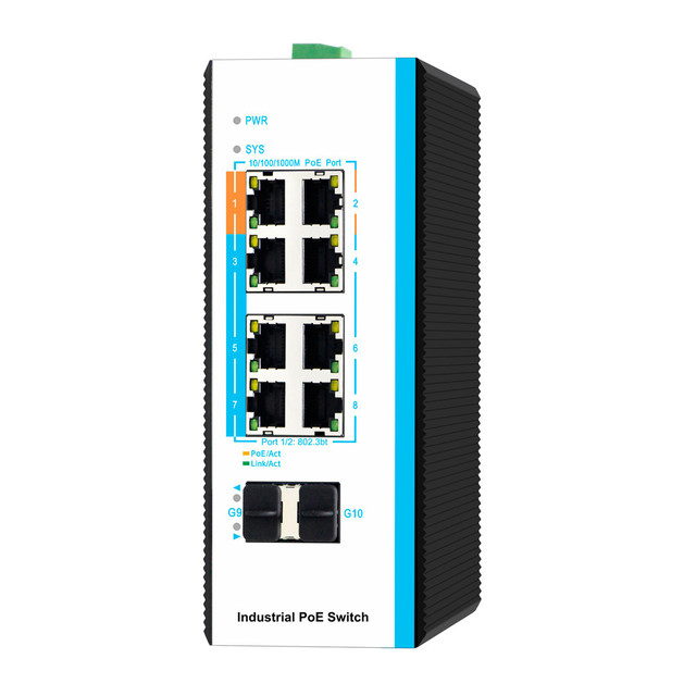 Industrial Grade IP40 Gigabit 2.5G SFP L2 L3 Multifunction Managed POE Switch