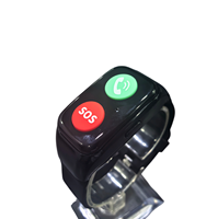 Pulsera Inteligente 4G LTE con Botón SOS Grande para Niños y Adultos Mayores, Llamadas Bidireccionales, Detección de Caídas, Rastreador GPS, Geolocalización