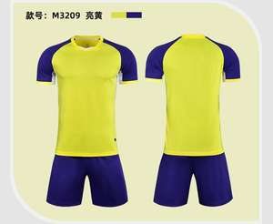 Conjunto de Uniforme de Fútbol Personalizado de Secado Rápido para Hombres, Adultos y Niños <span class=keywords><strong>con</strong></span> Impresión del Nombre del Equipo del Club para Entrenamientos y Partidos - Product Image 5