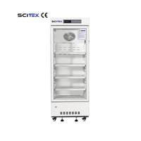 Réfrigérateur de laboratoire compact SCITEK à dégivrage automatique 60/100L, 2/3 étagères, contrôleur microprocesseur, affichage numérique, refroidissement par air forcé