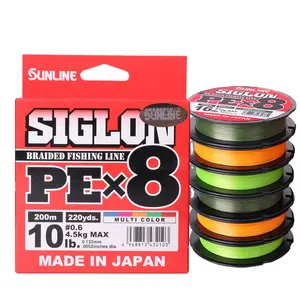 Linha de pesca trançada dawa, linha para pesca com 8 fios trançados de 300m 1500m pe 18 20 25 30 35 lb feita no japão