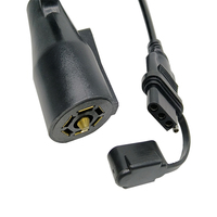 7-Sens à 4-Way Plat Remorque Plug Adaptateur avec 18 Pouces Flexible Câble Qui S'étend À 36 Pouces