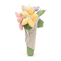 Peluche Jelly Cat Flowers, bouquet de fleurs, jouet en peluche de la série Amuseables, cadeau idéal pour un anniversaire, des vacances