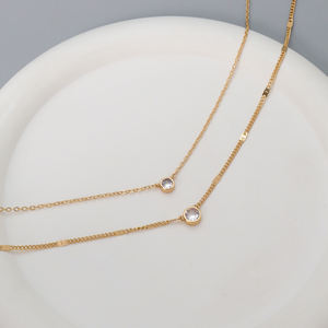 מגמה <span class=keywords><strong>2026</strong></span> סיטונאית אביזרי אופנה לנשים שרשרת יהלום קוריאנית תכשיטים יוקרתיים תכשיטים מעוצבים יוקרתיים לנשים - Product Image 3