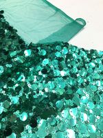 Nouvelle arrivée Tissus Africains Grand Tissu à Paillettes Or Irisé