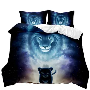 100% Polyester Vải 3d In Bedding Set Duvet Cover Set Khách Sạn Bed Sheet Bán Buôn Với Trung Quốc Nhà Cung Cấp