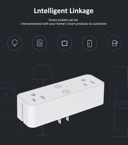 TY-2211W-US US Smart <b>Plug</b> Outlet Socket Surge Protector 10A Wall Mount Outlet Extender Multi <b>Plug</b> With Tray - Product Image 2