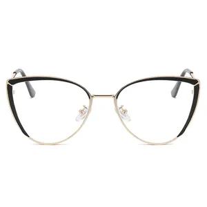 New Style Frame Glasses 803 Blue Blocking Cat Eye Glasses Can Be Equipped With Myopia