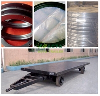 Nouvelle remorque de soudage en acier robuste ACTA, plateau tournant, 3-8 tonnes, barre de traction complète, certifiée ISO 9001, prévention de la rouille, logo personnalisé
