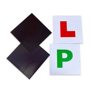 Etiquetas Adhesivas Magnéticas Personalizadas de Papel Suave Impermeable para Conductores Principiantes, 7*7 Pulgadas, para Automóviles, Modernas y Portátiles - Product Image 1