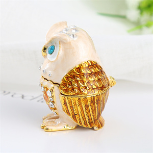 Phong cách đa dạng đính hộp vật liệu kim loại Hand Painted hộp đồ trang sức trong kho phụ kiện đẹp hộp - Product Image 4