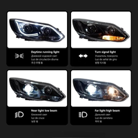 Phares LED améliorés avec feux de jour DRL, lampes avant de tuning, accessoires de voiture pour Ford Focus 2012 à 2015