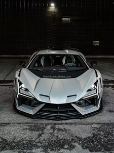 ฝากระโปรงคาร์บอนไฟเบอร์สำหรับ Lamborghini Revuelto 1016 ฝาครอบเครื่องยนต์ด้านหน้าคาร์บอนไฟเบอร์แบบแห้ง Revuelto ฝากระโปรงคาร์บอนไฟเบอร์คุณภาพสูง - Product Image 4