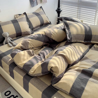 Literie couette de luxe couette king Size ensemble de couette ensembles de literie 4 pièces pour la maison