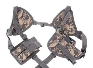 戦術的なユニバーサルガンホルスター左手 & 右手隠しショルダーキャリーポーチ狩猟用アウトドアスポーツ - Product Image 3