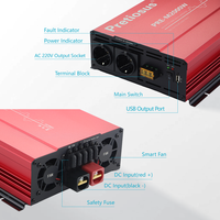 Pretiosus Inverter Factory Direct Nouvel onduleur 2000W pour voiture et maison 12V DC à 220V AC Onduleur à onde sinusoïdale modifiée hors réseau
