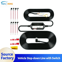 Kit de Cableado Directo para Cámara de Coche con Reductor de Voltaje y Protección de Baja Tensión de 4 Niveles, de 12V/24V a 5V 2A