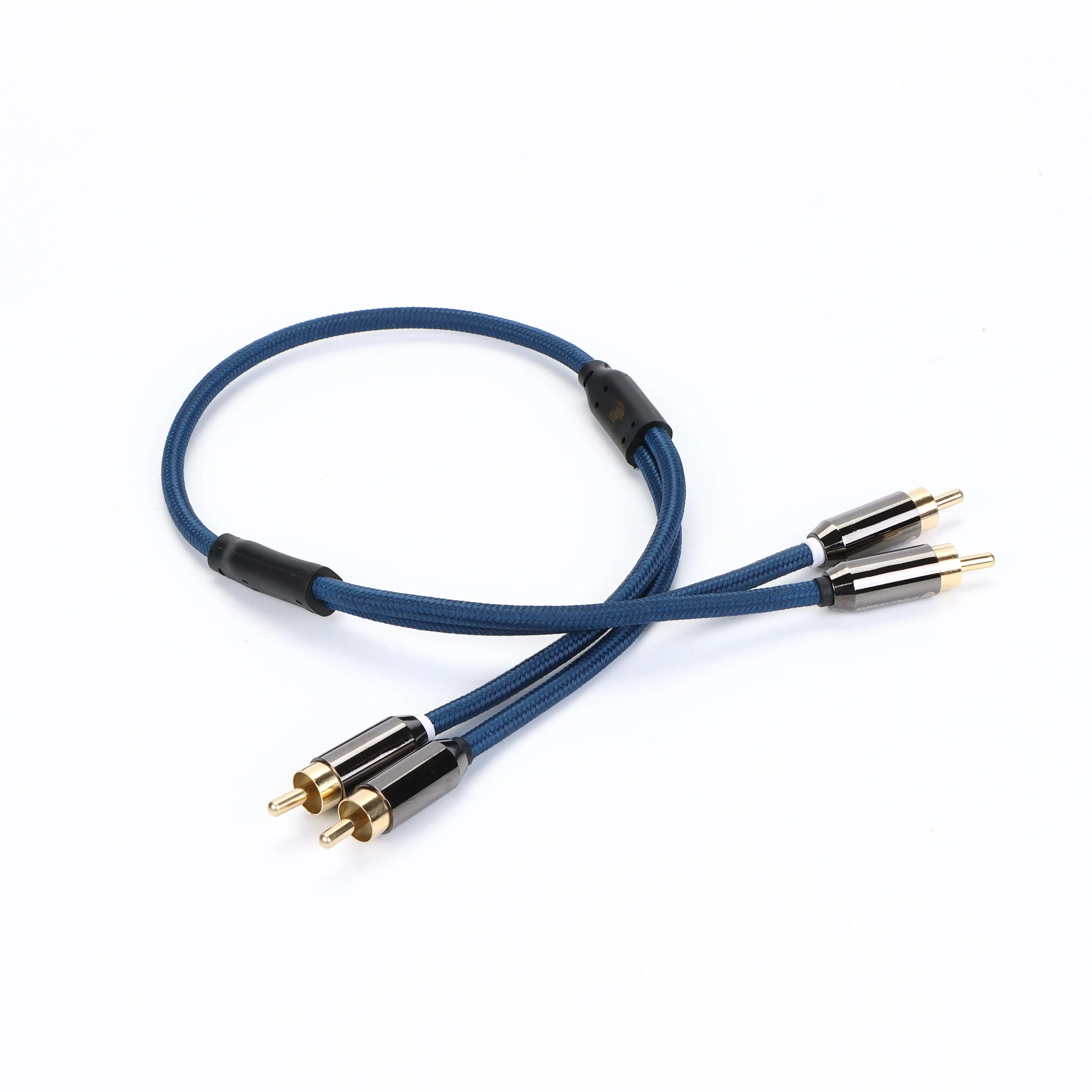 High Quality Car Audio 2rca To 2rca Audio Grade Rca Interconnect Cable