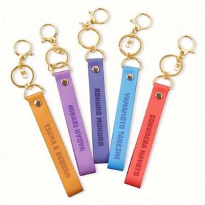 Custom Logo Carabiner Keyring Wristlet Keychain Wrist <b>Lanyard</b> for Promotional Keys Women's Keyrings Wristlet Strap - Product Image 1