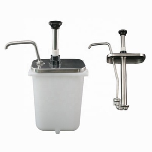 Dispensador de Salsa de Tomate de Acero Inoxidable, Contenedor de PP de 3 Litros, Utensilios Ecológicos, Dispensador de Salsas Práctico para Restaurantes <span class=keywords><strong>HV</strong></span> - Product Image 2