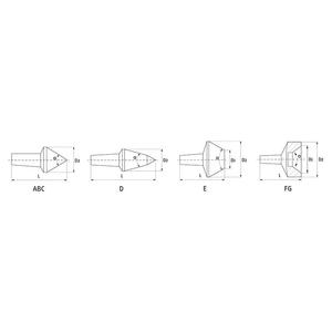 ชุดดอกสว่านเจาะรู fervi girevole - Product Image 1