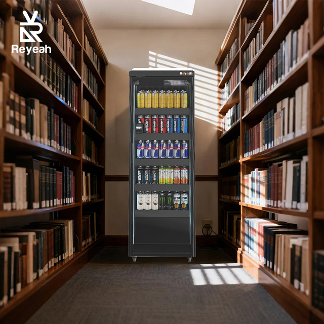 Smart Fridge Vending Machine Drinks and Snack Cool Digital Kiosks AI Vision Verification Vending Machine Open Door