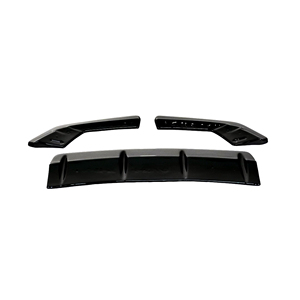 Diffusore Posteriore <span class=keywords><strong>S</strong></span> <span class=keywords><strong>Line</strong></span> LCI in ABS Nero Lucido per <span class=keywords><strong>Audi</strong></span> Sedan <span class=keywords><strong>A3</strong></span> S3 8V 2017-2019 - Product Image 1