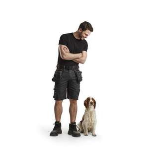 BLAKLADER - 353310299900L T-shirt slim fit Noir-EAN 7330509601969 T-SHIRTS ET POLO DE TRAVAIL - Product Image 3