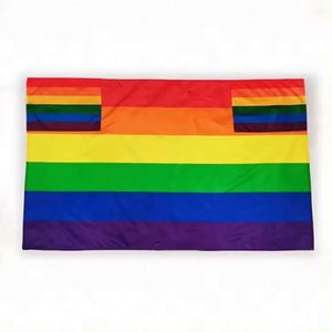 Wholesale Custom Logo Digital Printing Portable Vivid Color Gay Pride Lesbian Cape Polyester Outdoor Body <b>Flags</b> for Events - Product Image 3
