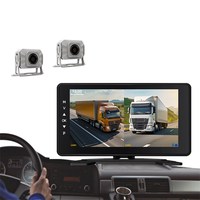 Cámara DVR para Camiones de Alta Calidad, Portátil, 2 Canales, Pantalla IPS, Grabación en Bucle, Reproducción Remota y Gestión de Flotas
