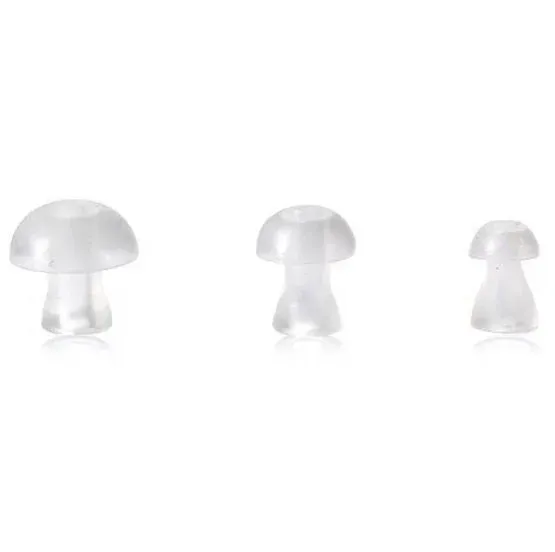 Medical Plastic Wholesale White Transparent Headphone Accessories Domes Spare Parts Accessories
