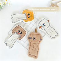 Serviettes en microfibre créatives en forme de rouleau de papier, très absorbantes, sans peluches, à suspendre pour la maison et la décoration hôtelière